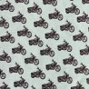 Cotton Jersey Fabric Motorbike Biker Motorcycle Elastane Stretch