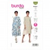 Burda Style Sewing Pattern 5948 Misses’ Pull-On Dress With Raised Waist Average