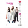 Burda Style Sewing Pattern 5960 Misses’ Straight Leg Slip-On Trousers Very Easy