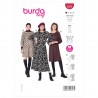 Burda Style Sewing Pattern 5975 Misses’ Pull-On Loose Fitting Dresses Very Easy
