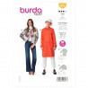 Burda Style Sewing Pattern 5992 Misses’ Double-Breasted Coat and Jacket Average