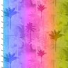 100% Cotton Fabric 3 Wishes Tropicolour Birds Palms by Connie Haley 110cm Wide
