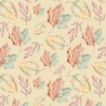 100% Cotton Fabric Make + Believe Falling Leaves Autumnal Leaf by Mari Caliart