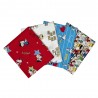 SALE 100% Cotton Fabric 4 x Fat Quarter Bundle Peanuts Happiness Is Snoopy and Friends