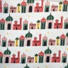 100% Cotton Fabric Desert Buildings Architecture Moon Stars Scenic 110cm Wide