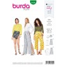 Burda Style Sewing Pattern 6199 Misses’ Casual Pull-on Trousers & Shorts Easy