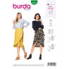 Burda Style Sewing Pattern 6200 Misses’ Wrap Skirt With Tie in Two Lengths Easy