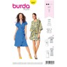 Burda Style Sewing Pattern 6207 Misses’ Pull-On Wrap Dresses With Variations
