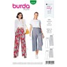 Burda Style Sewing Pattern 6229 Misses’ Pull-On Trousers In Two Lengths Easy