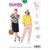 Burda Style Sewing Pattern 6243 Misses’ Loose Fitting Casual Tops Easy To Sew