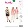 Burda Style Sewing Pattern 6245 Misses’ Loose-Fitting Tops In Two Lengths Easy