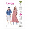 Burda Style Sewing Pattern 6040 Misses’ V-Neck Dress and Loose Tunic Blouse Top