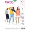 Burda Style Sewing Pattern 6315 Misses’ Sweatshirts With Hood & Neck Variations