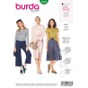 Burda Style Sewing Pattern 6328 Misses’ Top with Boat Neckline and Frill Sleeves