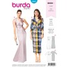 Burda Style Sewing Pattern 6442 Women’s Extravagant V Neckline Evening Dresses