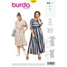 Burda Style Sewing Pattern 6449 Women’s Summer Dresses with an Elastic Waist