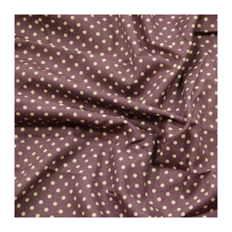 3mm Spots Polka Dots Various Colours 100% Cotton Poplin Fabric