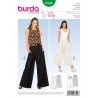 Burda Style Sewing Pattern 6544 Misses’ Comfy Summer Trousers In Two Lengths