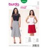 Burda Style Sewing Pattern 6818 Womens' Summer Skirts Suitable For Beginners