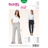 Burda Style Sewing Pattern 6859 Womens' Plus Size Comfortable Pull-On Trousers