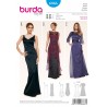 Burda Style Sewing Pattern 6866 Womens' Form Fitting Evening & Bridal Gowns
