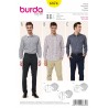 Burda Style Sewing Pattern 6874 Men’s Smart Business and Casual Leisure Shirts