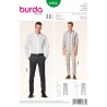 Burda Style Sewing Pattern 6933 Men’s Fitted Trousers In Business or Chino Style