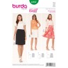 Burda Style Sewing Pattern 6937 Women's Cute Summer Skirts in Three Variations