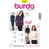 Burda Style Sewing Pattern 6990 Women's Shirts and Jumpers With Raglan Sleeves
