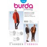 Burda Style Sewing Pattern 7142 Men’s Coat and Bomber Jacket With Raglan Sleeves