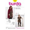 Burda Style Sewing Pattern 7333 Men’s Robin Hood Medieval Costume Cape & Jacket