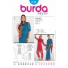 Burda Style Sewing Pattern 7701 Women's Traditional Indian Sari In Two Styles