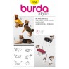 Burda Style Sewing Pattern 7752 Dog Coat With Size and Model Variations Doggy