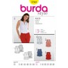 Burda Style Sewing Pattern 7769 Women's Form-Fitting Figure Flattering Vests