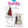 Burda Style Sewing Pattern 7870 Women's Traditional Dirndl Skirt, Apron & Blouse