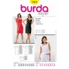 Burda Style Sewing Pattern 7972 Women's Sleeveless/Short-Sleeved Dress and Top