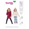 Burda Style Sewing Pattern 9289 Children’s Semi-Fitted Coat or Jacket with Hood