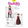 Burda Style Sewing Pattern 9509 Children's Traditional Dirndl In Two Lengths