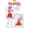 Burda Style Sewing Pattern 9650 Babies' Coordinates Overalls, Trousers, Tank Top