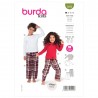Burda Style Sewing Pattern 9250 Children’s Long Sleeve Pull On Tops and Bottoms