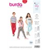 Burda Style Sewing Pattern 9300 Children’s Pull-On Waist-Tie Jogger Bottoms