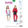 Burda Style Sewing Pattern 9301 Children’s Sweatshirt & Hoodie Tops Stretch Knit