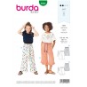 Burda Style Sewing Pattern 9302 Children’s Pull-on Trousers With Variations