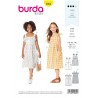 Burda Style Sewing Pattern 9304 Children’s Button Fastening Pinafore Dresses