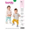 Burda Style Sewing Pattern 9312 Babies’ Coordinates, Pull-On Top and Bottoms