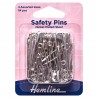 Hemline Safety Pins H410.99.64 Nickel Plated Assorted Steel Hardened & Tempered