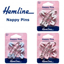 Hemline Nappy Pins H413...
