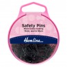 Hemline Safety Pins H414.000 Black Colour Coated 19mm