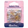 Hemline Safety Pins H415.99 Assorted Value Pack Brass and Nickel