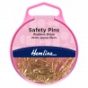 Hemline Safety Pins H419.000 Brass 20mm Hardened and Tempered